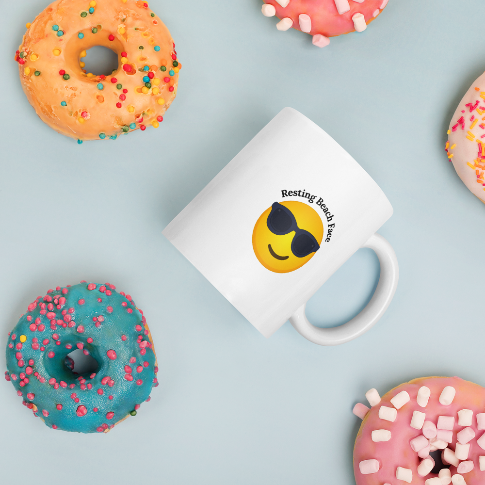 Resting Beach Face Mug
